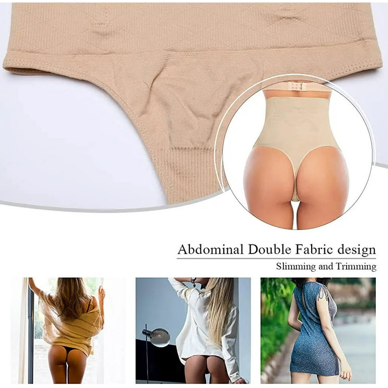 Tummy Control Thong Shapewear for Women Seamless Shaping Thong Panties Body  Shaper Underwear 