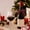*New--Red, variant on 12pc Velvet Christmas Tree Bow Decoration Wreath Bow Decoration for Holiday Gifts