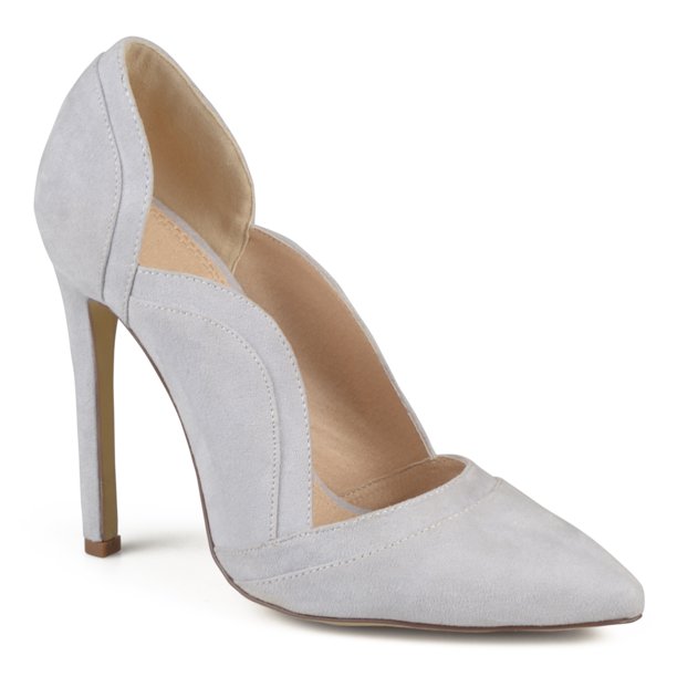 scalloped pumps