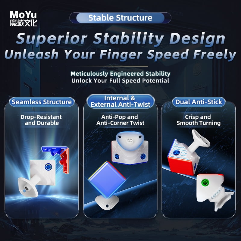 Moyu Weilong V11 20M Maglev Ball-Core UV 3X3 Magic Cube Toys Weilong V11 M Cube Cubo Magico Puzzle Children Gift