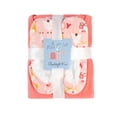 thumbnail image 3 of Goodnight Kiss Women's 3 Piece Pajama Set - Matching Slippers, Long Sleeve T-Shirt and Sleep Pants, Coral/Deers, XL, 3 of 6