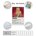 thumbnail image 2 of Shakira 34 Canvas Poster Wall Decorative Art Painting Living Room Bedroom Decoration Gift, 2 of 5