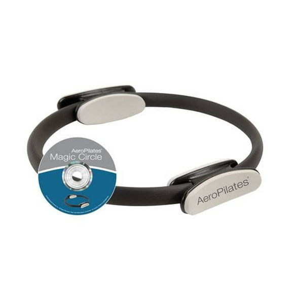 AeroPilates Magic Circle Pilates Resistance Ring with Workout DVD