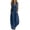 Navy, variant on Idoravan womens jumpsuits and rompers Women's Casual Solid Color Linen Sleeveless Jumpsuit