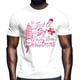 thumbnail image 2 of Camisetas para hombre, gorro navideño, copo de nieve, rosa, cuello redondo, algodón, manga corta, texto "Just A Girl", árbol de Navidad, 2 of 8