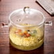 thumbnail image 5 of Cuencos De Fideos De Pasta De Vidrio, Olla De Vidrio Resistente Al Calor Con Tapa, Cacerola Para Salsa, Sopa, Pasta, Comida Para Bebés Kearding HA033462-00, 5 of 6