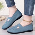 thumbnail image 2 of Women Casual Shoes Breathable Knit Slip On Casual Shoes Fashion Round Toe Slip Walking Sneakers For Everyday Comfort ,Us Size:7, 2 of 9