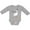 AC-Heather Grey, variant on Inktastic French Goose says Honque Boys or Girls Long Sleeve Baby Bodysuit