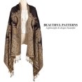 thumbnail image 2 of AIR-Pashmina Shawls Wraps Paisley for Women Soft Silky Reversible Rave Scarf Men, 2 of 4