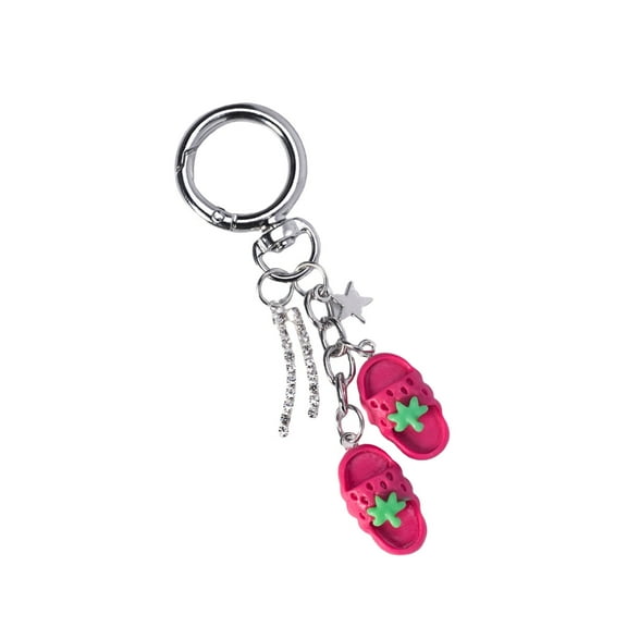 Fruit Keychain Wallet Bag Purse Keyring Pendant Charm Aesthetic keychain
