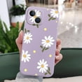 thumbnail image 4 of Pinsai for iPhone 13 Pro Max case flower butterfly cute astronaut design phone cover soft microfiber lining slim liquid silicone 13 mini phone case, 4 of 9