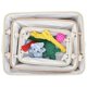 thumbnail image 5 of Personalized Pet Toy Storage Basket Toy Clothes Bin Dog Custom Name DIY Canvas Collapsible Box Free Print ID Pet Accessories ShopWise Round, 5 of 20