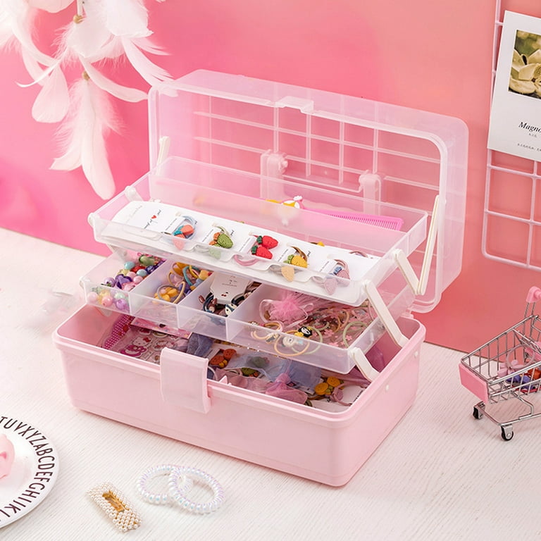 Kawaii Hair Accessory Organizer Wall Hanging Children's Hair Bands Clips  Head Rope Jewelry Box Display Stand Hanging Organizers