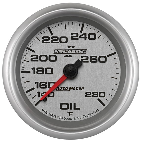 Autometer 7741 Ultra Lite Ii Mechanical Oil Temperature Gauge
