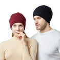 thumbnail image 5 of Baqcunre Beanies Hats Men, Womens Men Autumn And Winter Fashion Warm Pullover Hat Stacking Cap Ear Cap Frost Proof Cap, Beanie for Women, Baby Beanie, 5 of 6