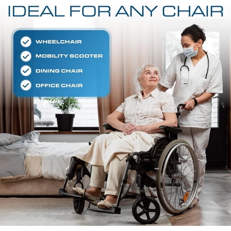 Kolbs Gel Extreme | Wheelchair Cushion Gel Seat Cushion | 3 Inch Thick (16 x 16 x 3)