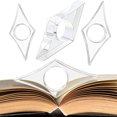 thumbnail image 1 of 1PC Multi-function Acrylic Thumb Book Support Book Page Holder Convenient Bookmark School Office Supplies Book Thumb Holder L, 1 of 4