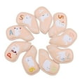 thumbnail image 4 of 9Pcs Golf Club Head Covers Sticky Closure for Women Men Golf Iron Covers Set Pink, 4 of 8