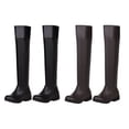 thumbnail image 3 of Qarigey Amplia aplicación Botas largas Zapatos Versátiles y modernos para cualquier atuendo Botas altas Titan Fácil de usar Accesorios de calzado negro 45, 3 of 6