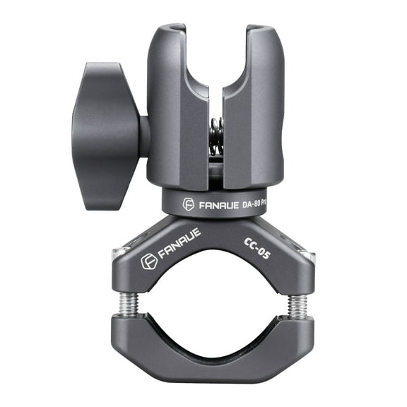 FANAUE Handlebar Mount Clamp - Universal RAM-Compatible Motorcycle/Bike/ATV Mounting Base with Anti-Slip Design for Phone, GPS & Cameras