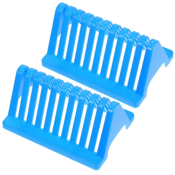 Raindrops Microscope Slides Drying Organizer, Plastic, Sleek Appearance 2Pcs