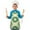 Green Tie Dye, variant on Colorful Rainbow Tie Dye Spiral Pattern Kids Aprons for Girls and Boys,Adjustable Neck Strap Toddler Aprons for Kids Cooking Baking