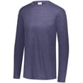 thumbnail image 3 of Augusta sportswear Men's Tri-Blend Long Sleeve Crew - 3075, 3 of 3