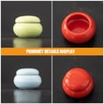 thumbnail image 3 of WSTEER 6pcs Mini Ceramic Jars Small Tea Jars Mini Lip Balm Jars Mini Cosmetics Sample Containers, 3 of 6