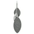 thumbnail image 3 of Finest Gold Sterling Silver Ruthenium-Plated Polished & Textured Pendant, 3 of 4