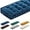 Navy Blue, variant on 42x16 Inch Bench Cushions for Indoor Furniture Chenille Velvet Beige Button Tufted Thicken Seat Pad Mat with Memory Foam, Window Floor Sofa Chair Cushion for Living Room Patio Porch Swing