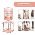 thumbnail image 3 of OULII 2Pcs Desk Pen Stand Golden Iron Geometric Shape for Office Use, 3 of 8