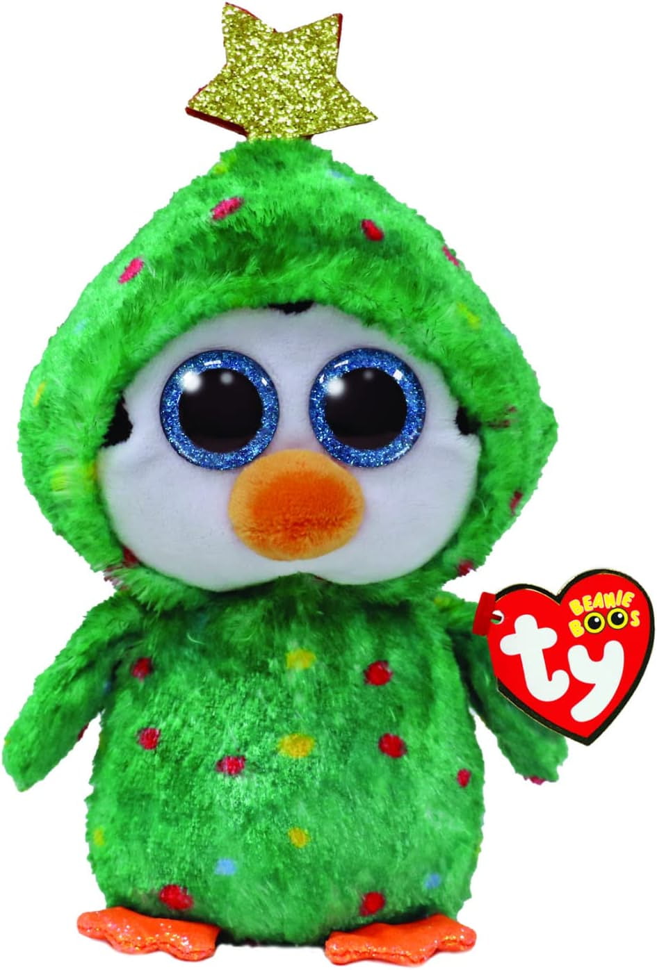 Ty Beanie Boos NOEL the Christmas Tree Penguin (6 Inch) Stuffed Plush