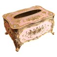 thumbnail image 2 of Soporte de caja de pañuelos de acrílico Caja de cubierta de tejido extraíble rústica Servilletero de vintage para sa de Hotel Restauran perfecl  Sostenedor del tejido, 2 of 8