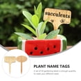 thumbnail image 4 of MasteelfCA 50pcs Reusable Plants Labels Gardening Decor Potted Bamboo Flower Labels, 4 of 8