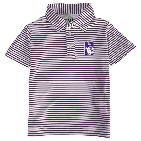 Toddler Garb  Purple Northwestern Wildcats Carson Polo