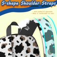thumbnail image 5 of Cow Print Pattern 17" Waterproof Oxford School Backpacks for Teens, S-Shape Padded Straps, for School, Travel, Hiking, Camping, 5 of 5