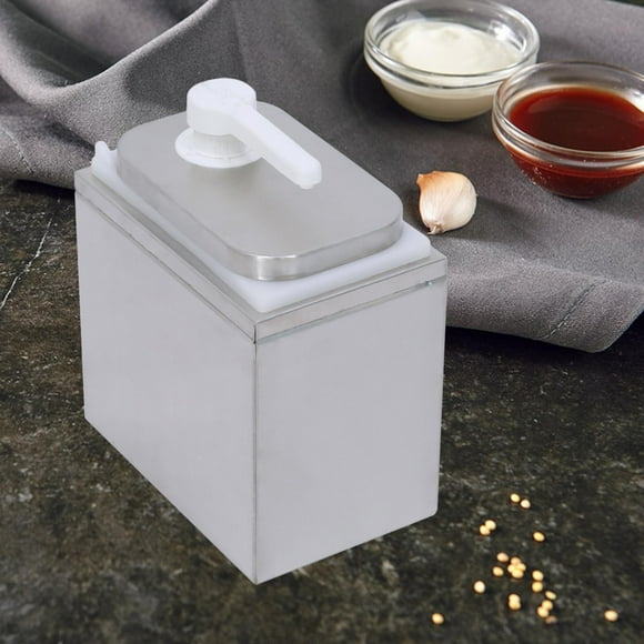Bomba Dispensadora Macarena de Salsa de Acero Inoxidable Desmontable