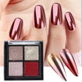 thumbnail image 3 of Nail Art Powder Glitter Long Lasting Colorful Chrome Mirror Pigment Nails Decorations DIY Powder for Makeup, 3 of 10
