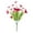 Hot Pink, variant on Artificial Flowers for Outdoors, Fake Faux Plants Outside Realistic Spring Summer Decor,1 Bundles Artificial Fake Silk Flowers UV Resistant for Home Porch Garden Patio Yard Decoration 14.4in