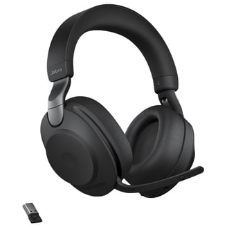 Jabra Evolve2 75 Wireless Bluetooth Headset, Black, with
