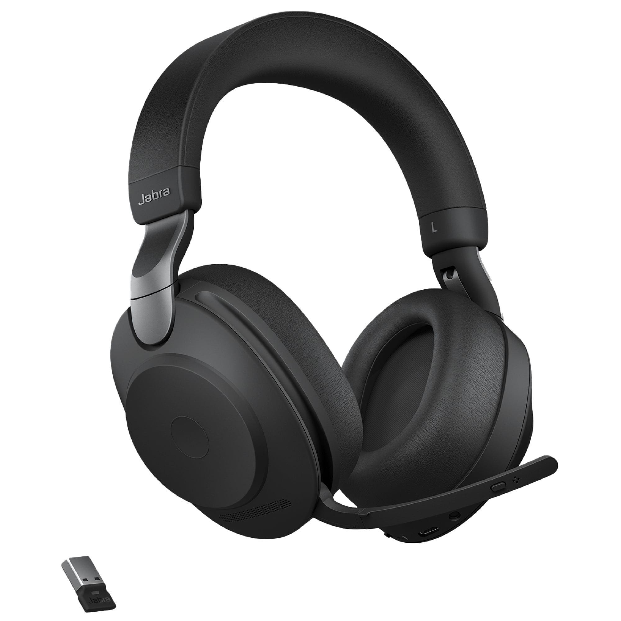 Jabra Evolve2 85 - USB-A MS Teams Stereo - Black Wireless Headset / Music Headphones Black