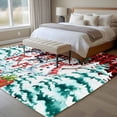 thumbnail image 4 of 5'x7' Area Rugs for Living Room Bedroom, Christmas Washable Rug Carpet Runner Indoor Outdoor, Snowman Pine Trees Snowflakes Buffalo Plaid Non Slip Floor Mats Area Rug for Kitchen, Nursery, 4 of 8