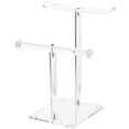 thumbnail image 1 of Acrylic Headband Holder Organizer with 2 Tiers for Hairbands Storage and Display, 1 of 5