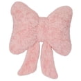 thumbnail image 4 of Cojín de asiento con lazo de peluche, multifuncional, decorativo Rosa, 4 of 9