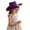 Purple, variant on Unisex Toddler Kids Cowboy Hat Wide Brim Cowgirl Hat Western Themed Party Wear Summer Sun Hat for Boys Girls Brick Red One Size