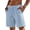 Z01-Light Blue, variant on Kcolen Men's Athletic Shorts With Pockets Men's Casual Shorts with Elastic Waistband for Summer Outdoor Activities Lightweight Breathable Athletic Comfort Stretch Summer Beach Golf Shorts