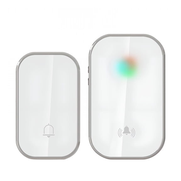 GJX 2026 New Wireless Doorbell-Self-Powered Door Bells No Battery Required,Push Button Plug-Through Waterproof Cordless Door Chime,Up to 1300Ft Range with 38Ringtone,120Db Extra Loud Doorbell