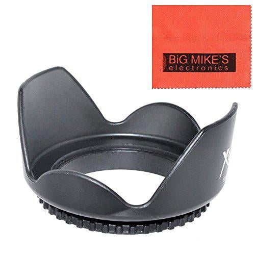 58mm digital tulip flower lens hood for nikon 55-300mm f/4.5-5.6g ed vr af-s dx nikkor zoom lens
