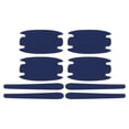 thumbnail image 1 of Calcomanías reflectantes de protección para cubiertas de manijas de puertas de auto Universal Unique Bargains, anti-rasguños, azul, 1 juego, 1 of 6