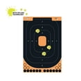thumbnail image 3 of Ez Aim Splash Paper Shooting Targets, Handgun Trainer, 12.5" x 18.25", 5-Pack, Black, 15501, 3 of 12